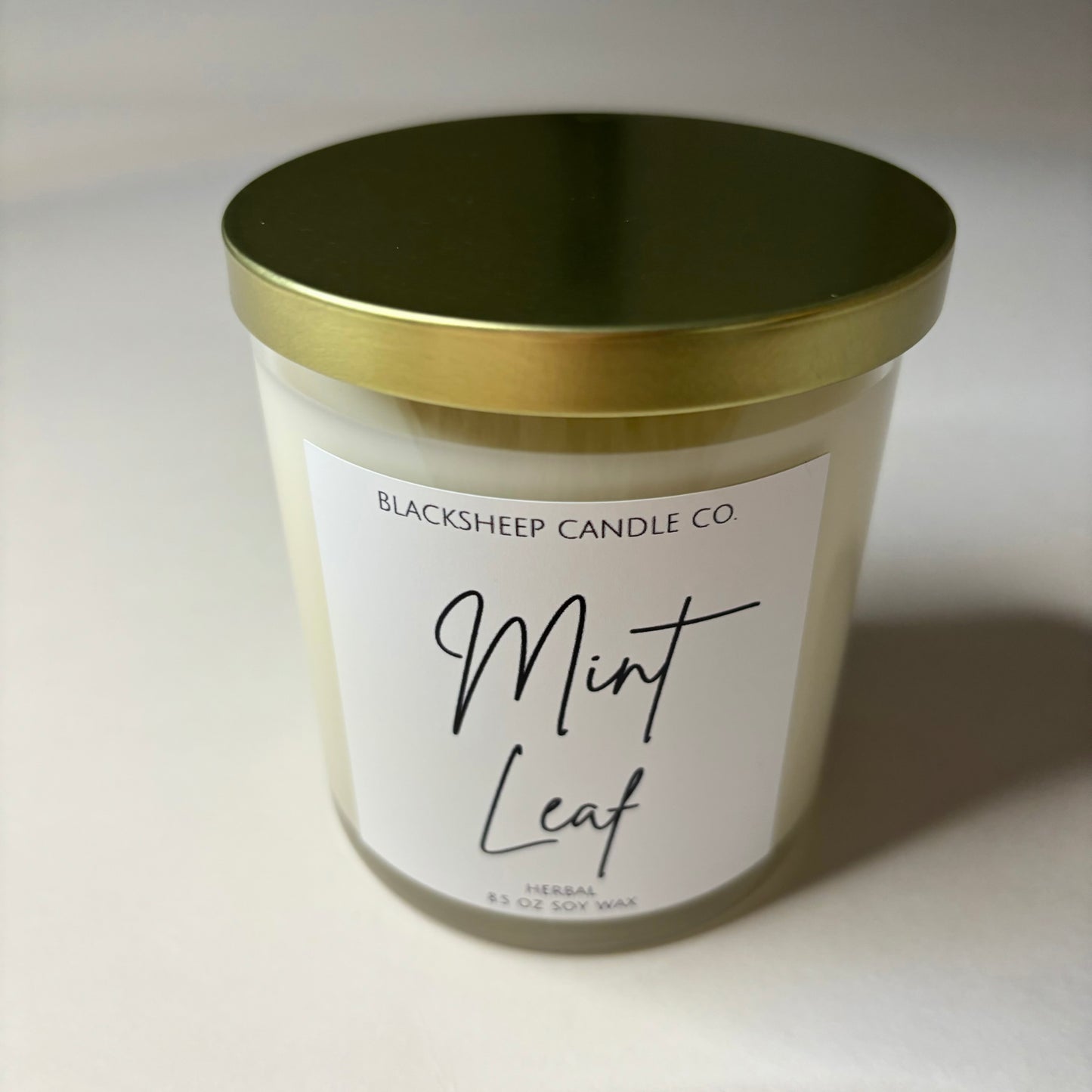 Mint Leaf Candle