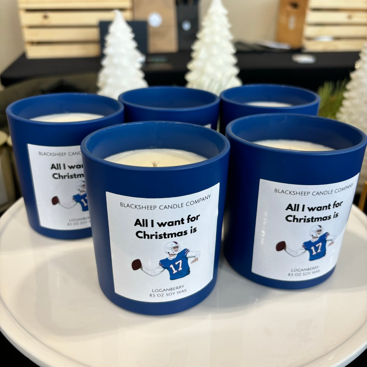 Josh Allen Xmas Candle