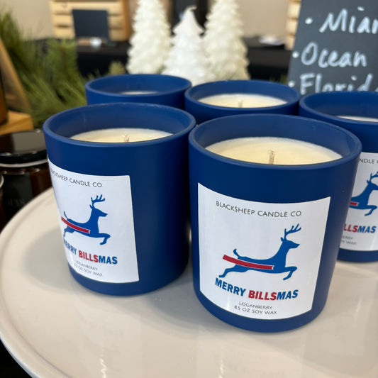 Merry Billsmas Candle