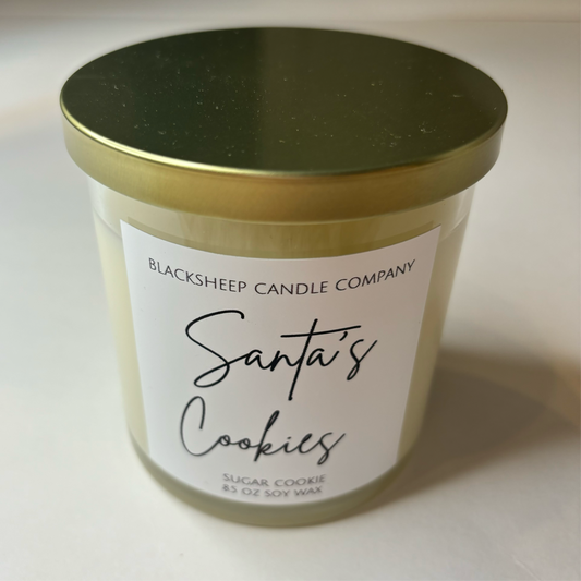 Santa's Cookies Candle