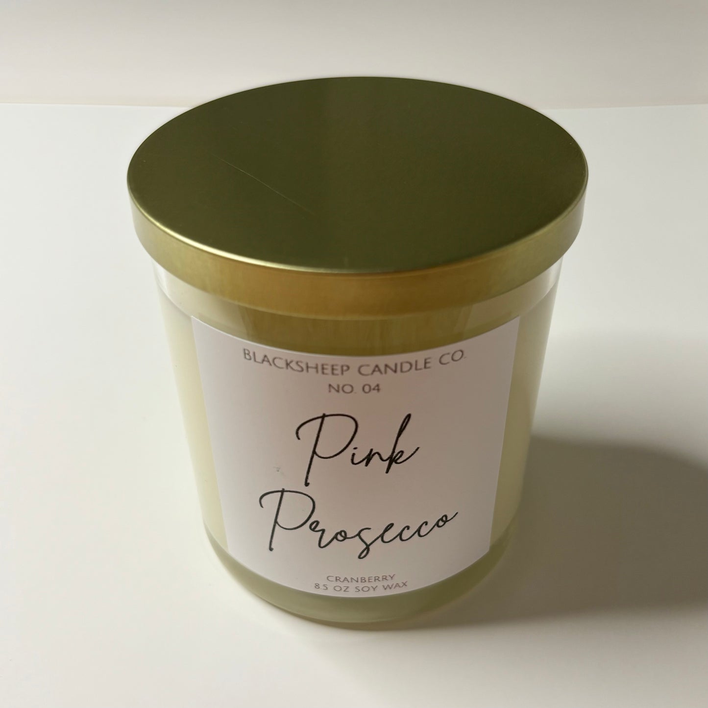 Pink Prosecco Candle